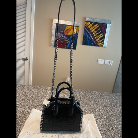 STELLA MCCARTNEY 🌟 Chain Link VEGAN Leather Croc—NWT - Picture 11 of 16